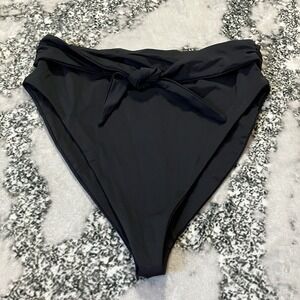 Mara Hoffman Swimwear Womens Size 2X‎ Black Goldie Pull On Swim Bottom